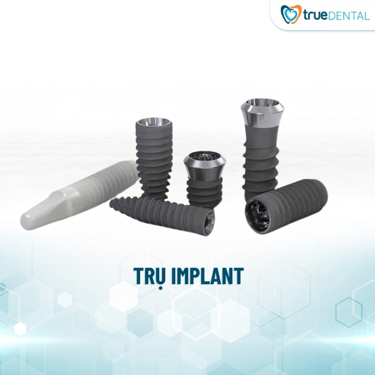 TRỤ IMPLANT: CẤU TẠO, PHÂN LOẠI VÀ GIÁ THÀNH 1 trụ implant