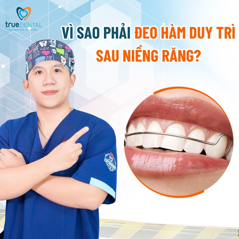 TẠI SAO PHẢI ĐEO HÀM DUY TRÌ SAU NIỀNG RĂNG? CÓ PHẢI ĐEO CẢ ĐỜI KHÔNG? 2 Vì sao phải đeo hàm duy trì sau khi niềng răng?