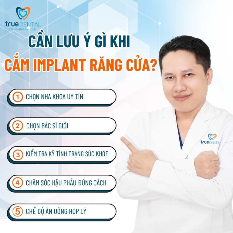 CẮM IMPLANT RĂNG CỬA: QUY TRÌNH THỰC HIỆN VÀ NHỮNG ĐIỀU CẦN BIẾT 3 Cần lưu ý gì khi cắm implant cho răng cửa?