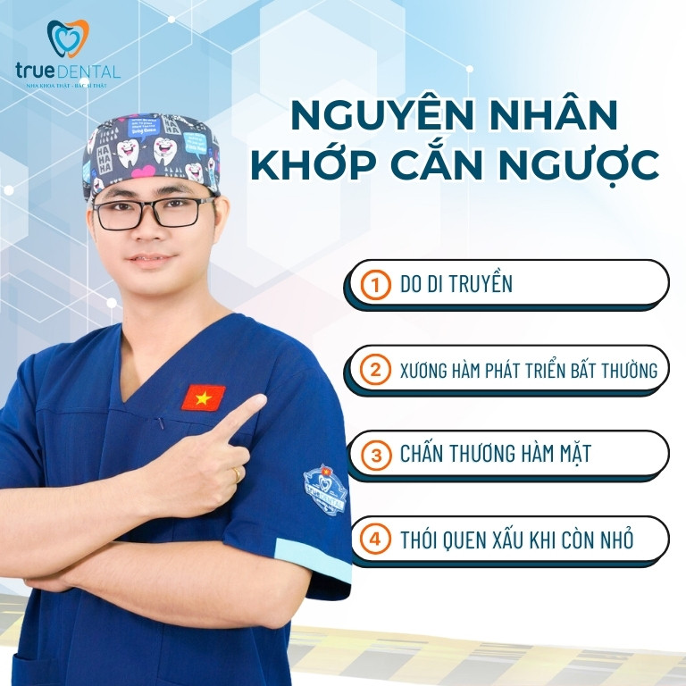 NIỀNG RĂNG KHỚP CẮN NGƯỢC VÀ NHỮNG ĐIỀU BẠN CẦN BIẾT 2 Nguyên nhân khớp cắn ngược