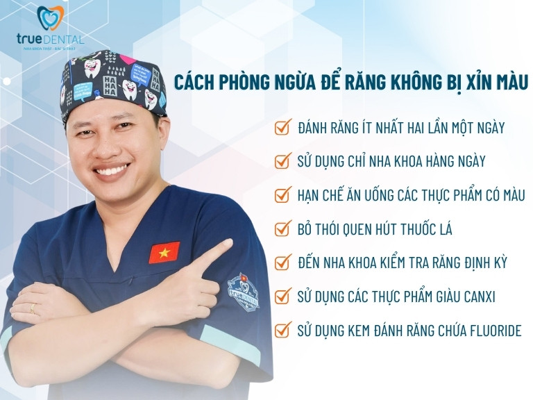 RĂNG BỊ XỈN MÀU DO ĐÂU? NGUYÊN NHÂN, CÁCH PHÒNG NGỪA VÀ KHẮC PHỤC 3 phòng ngừa răng bị xỉn màu
