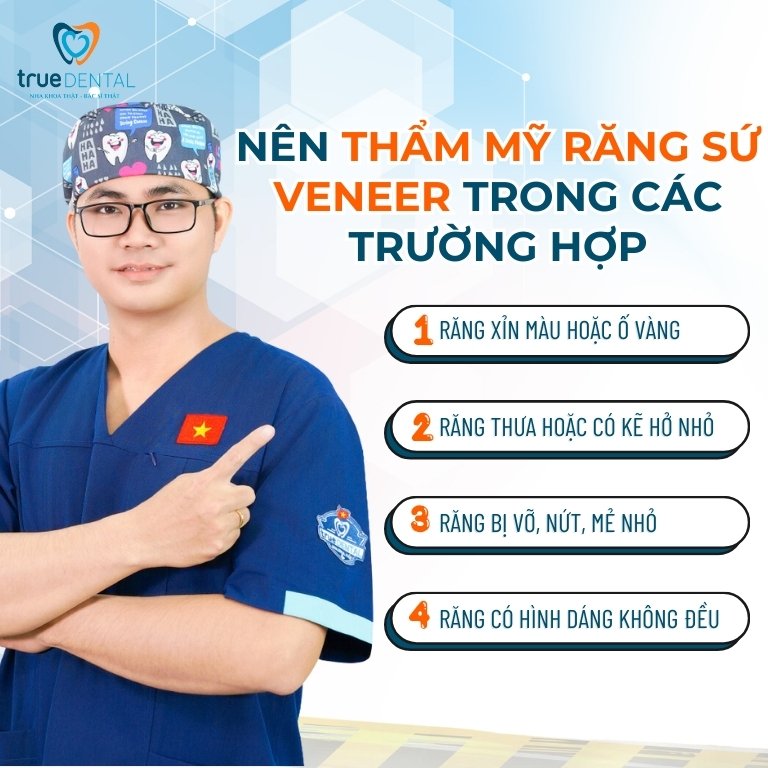 CÓ NÊN THẨM MỸ RĂNG SỨ VENEER HAY KHÔNG? NHỮNG TRƯỜNG HỢP NÊN VÀ KHÔNG NÊN 4 Có nên thẩm mỹ răng sứ Veneer hay không? trường hợp nên làm