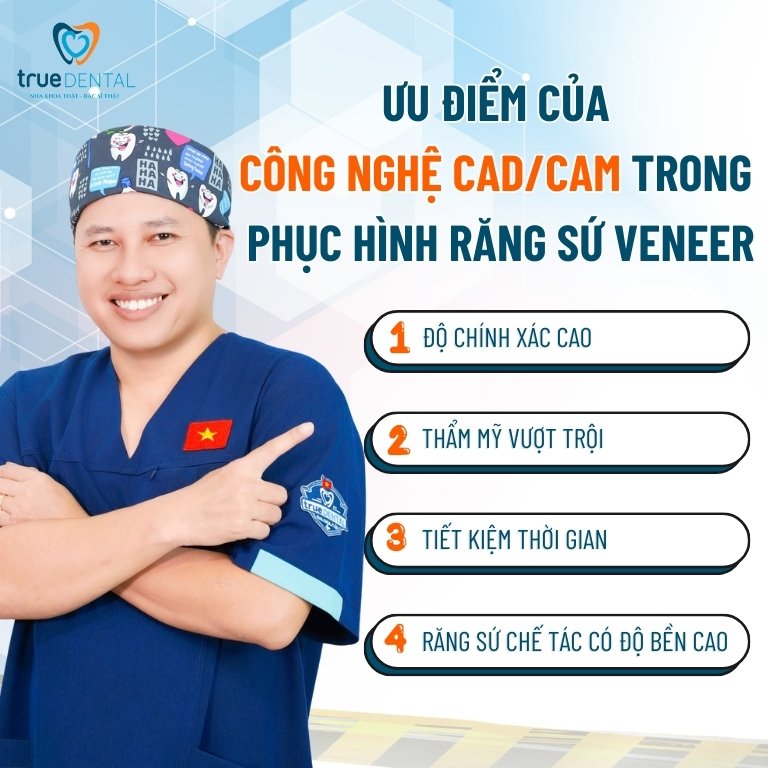 TÌM HIỂU VỀ CÔNG NGHỆ CAD/CAM TRONG PHỤC HÌNH RĂNG SỨ VENEER 3 Ưu điểm của công nghệ CAD/CAM trong phục hình răng sứ Veneer