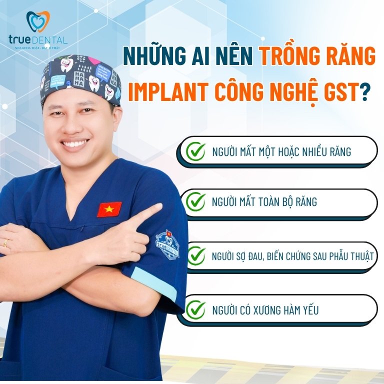 KHÁM PHÁ CÔNG NGHỆ TRỒNG RĂNG IMPLANT SINH HỌC GST HIỆN ĐẠI 2 Những ai nên trồng răng implant bằng công nghệ GST