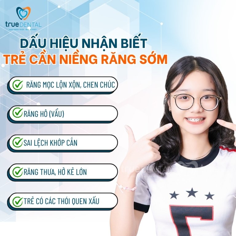 7 LỢI ÍCH KHI NIỀNG RĂNG SỚM CHO TRẺ BẠN NÊN BIẾT 2 Dấu hiệu nhận biết trẻ cần niềng răng sớm