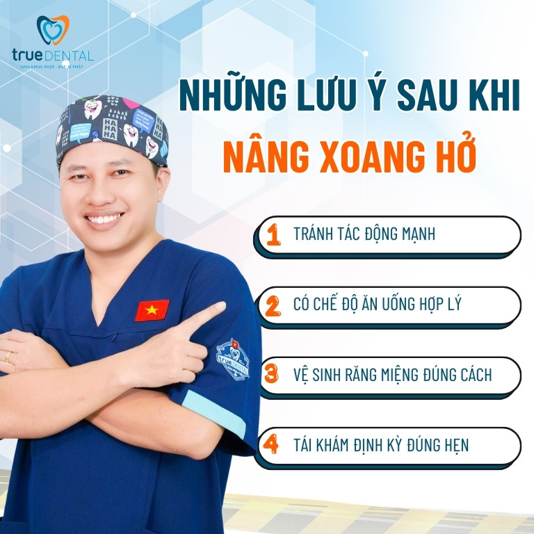 Nâng xoang hở trong cấy ghép Implant là gì? Có đau không? 4 Những lưu ý sau khi nâng xoang hở