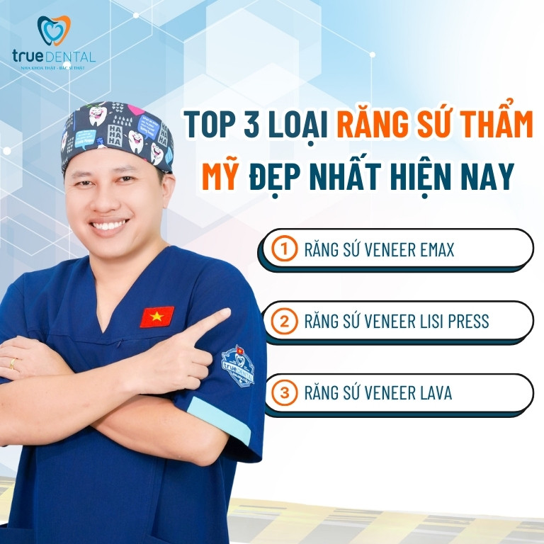 LÀM RĂNG SỨ THẨM MỸ LOẠI NÀO ĐẸP NHẤT HIỆN NAY? 2 Top 3 loại răng sứ thẩm mỹ đẹp nhất hiện nay