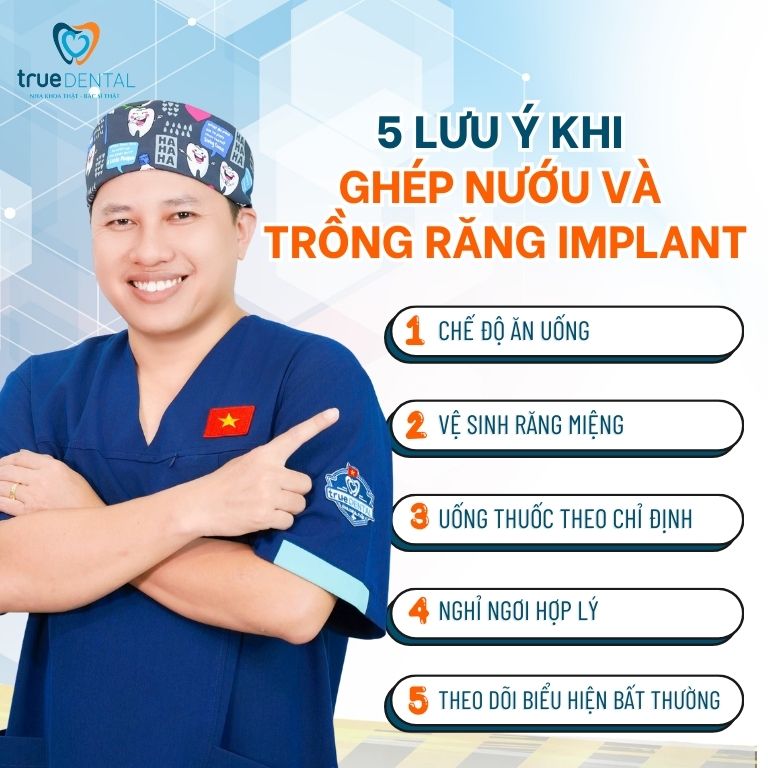 GHÉP NƯỚU LÀ GÌ? TRỒNG RĂNG IMPLANT CÓ CẦN GHÉP NƯỚU KHÔNG? 5 Những lưu ý khi ghép nướu và trồng răng implant