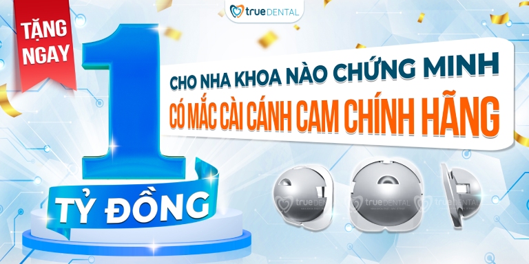 TRUE DENTAL TẶNG THƯỞNG 1 TỶ ĐỒNG CHO NHA KHOA NÀO CHỨNG MINH CÓ MẮC CÀI CÁNH CAM CHÍNH HÃNG