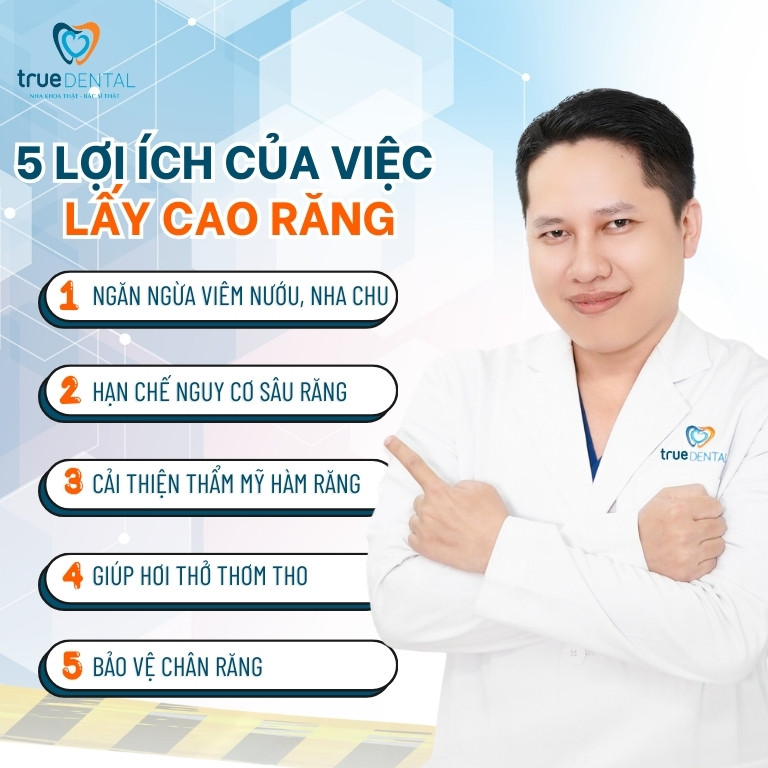 LẤY CAO RĂNG CÓ TỐT KHÔNG? LỢI ÍCH VÀ QUY TRÌNH THỰC HIỆN CHUẨN Y KHOA 3 5 Lợi ích của việc lấy cao răng