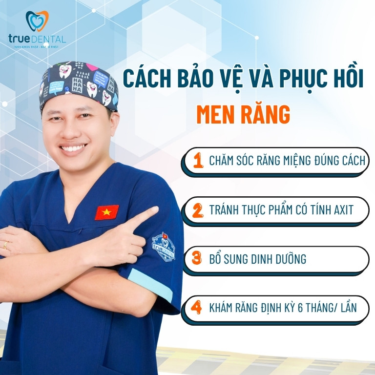 MEN RĂNG LÀ GÌ? CẤU TẠO, CHỨC NĂNG VÀ CÁCH BẢO VỆ MEN RĂNG 5 Cách bảo vệ và phục hồi men răng