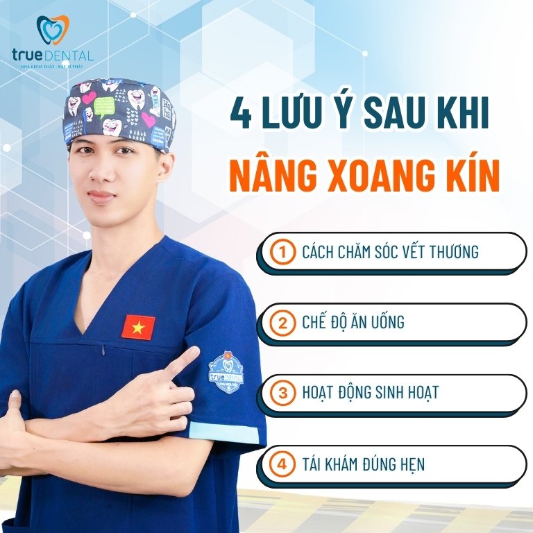 NÂNG XOANG KÍN LÀ GÌ? KHI NÀO CẦN THỰC HIỆN? 5 4 lưu ý sau khi nâng xoang kín