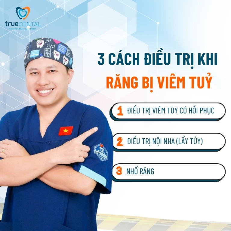 Viêm tủy răng: Dấu hiệu, nguyên nhân, cách phòng ngừa 5 Cách điều trị khi răng bị viêm tuỷ