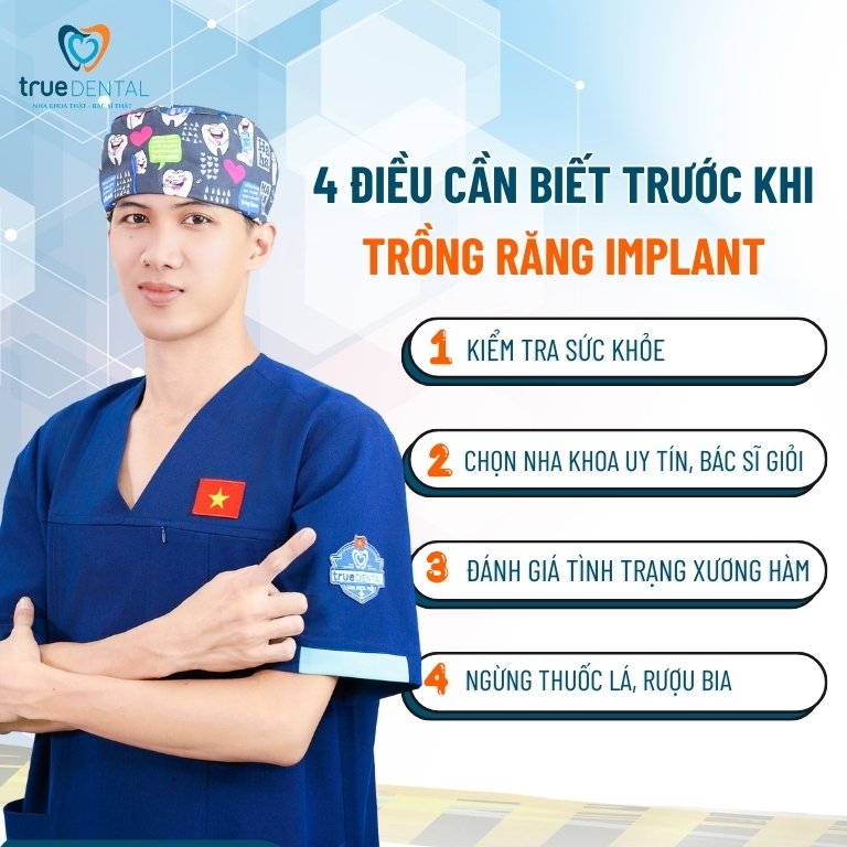Trồng răng Implant là gì? Những điều cần biết, giá bao nhiêu 8 Những điều cần biết trước khi trồng răng Implant