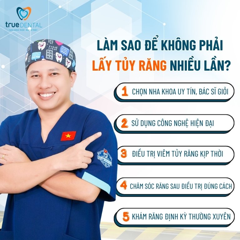 Lấy tủy răng mấy lần mới xong? Vì sao cần điều trị nhiều lần? 4 Làm sao để không phải lấy tủy răng nhiều lần?