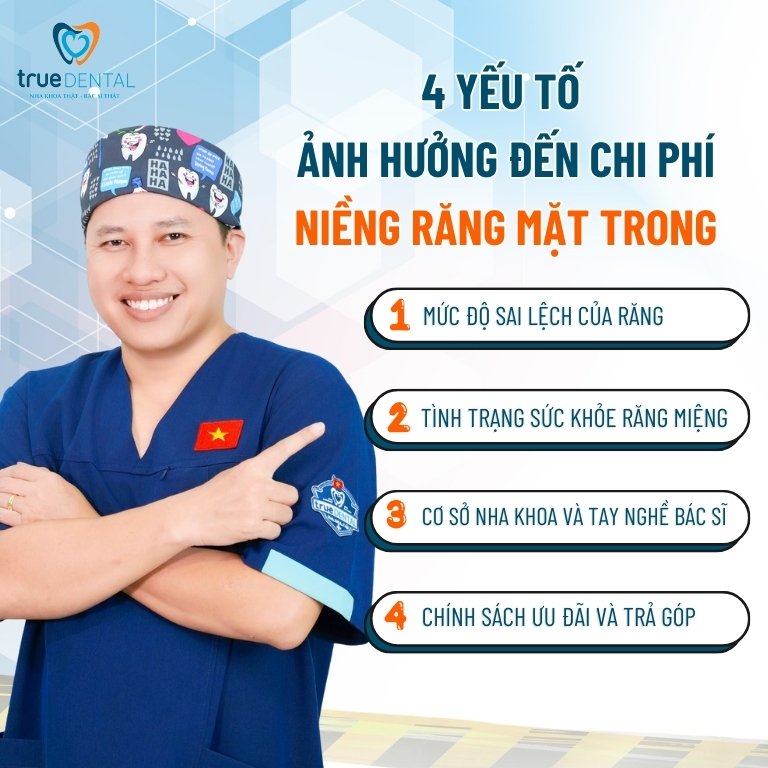 Niềng răng mặt trong là gì? Những điều cần biết về niềng răng mặt lưỡi 6 Giá niềng răng mắc cài mặt trong là bao nhiêu?