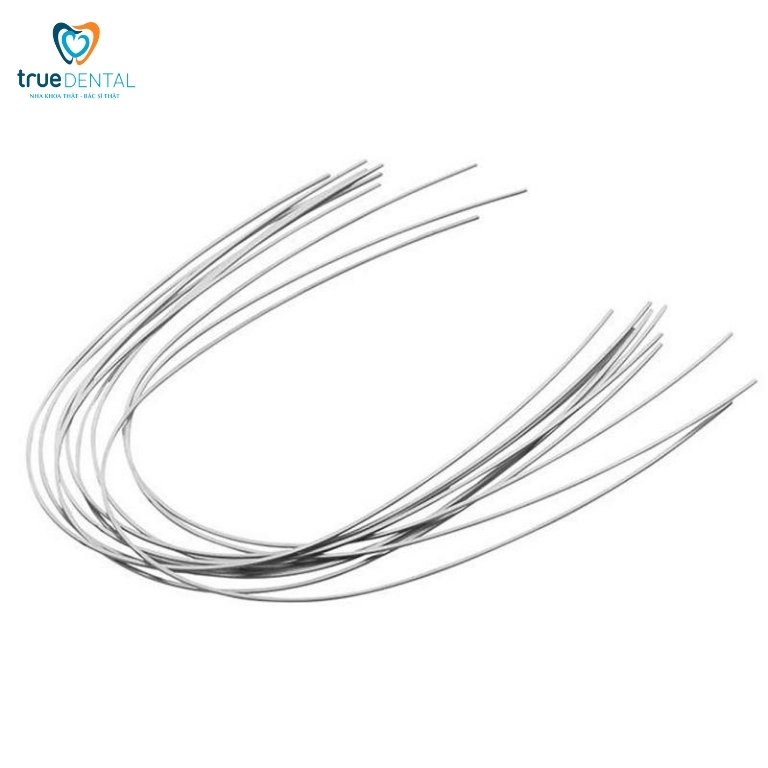 Dây cung niềng răng có tác dụng gì? Có bao nhiêu loại? 8 Dây cung Titan - Beta (TMA)