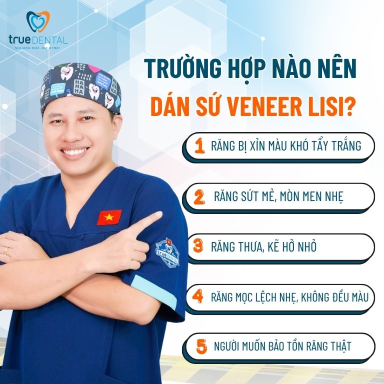 Răng sứ Lisi là gì? Có tốt không? Giá bao nhiêu? 5 Trường hợp nào nên dán sứ Veneer Lisi?