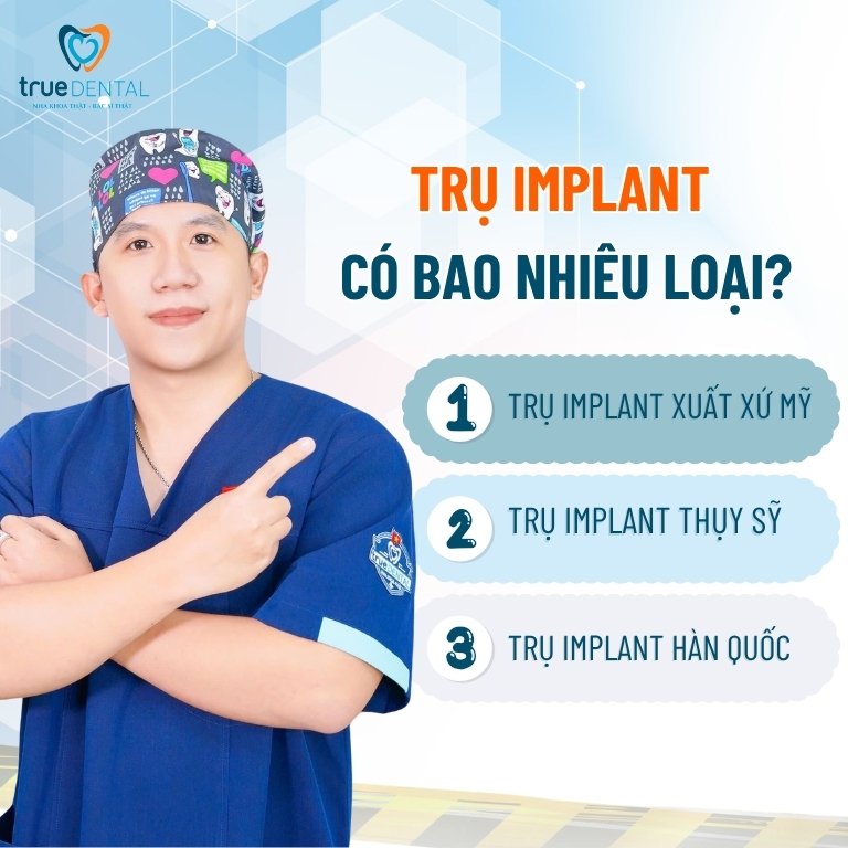 Các Loại Cấy Ghép Implant Và Cách Lựa Chọn Đúng Dành Cho Bạn 2 Trụ Implant có bao nhiêu loại?