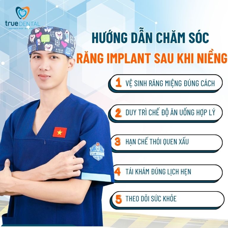 Cấy Ghép Implant Và Niềng Răng: Có Làm Cùng Lúc Được Không? 6 Hướng dẫn chăm sóc răng Implant sau khi niềng