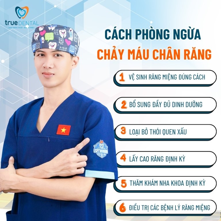 Chảy máu chân răng nguyên nhân do đâu? Chữa bằng cách nào? 5 Cách phòng ngừa chảy máu chân răng