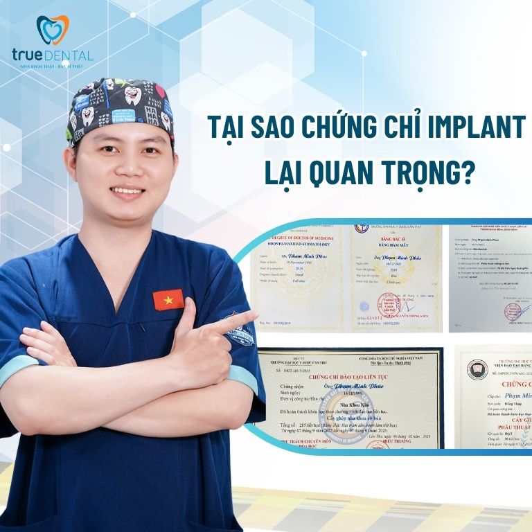 Nha khoa đạt tiêu chuẩn và có chứng chỉ cấy ghép Implant 2 Tại sao chứng chỉ Implant lại quan trọng trong nha khoa?