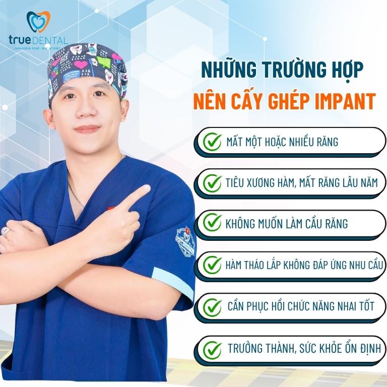 Có nên cấy ghép Implant sau khi nhổ răng? 1 Những trường hợp nên cấy ghép Impant