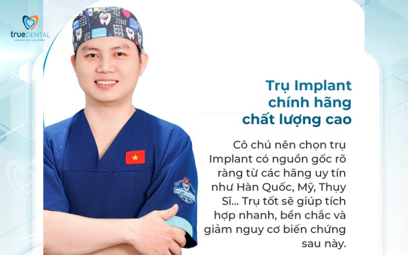chi phí thay trụ implant cũ tại TP.HCM