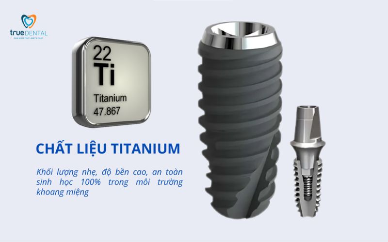 So sánh trụ Implant Titanium và Zirconia: Nên chọn loại nào cho cấy ghép? 1 So sánh trụ Implant Titanium và Zirconia
