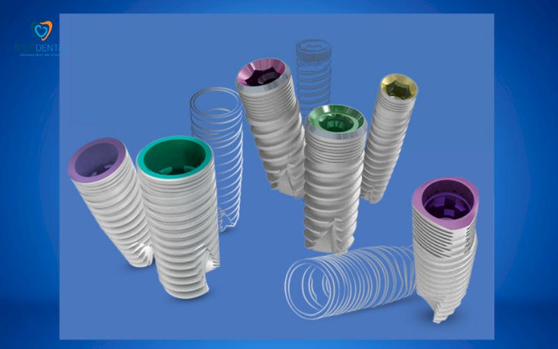 So sánh các loại trụ implant phổ biến
